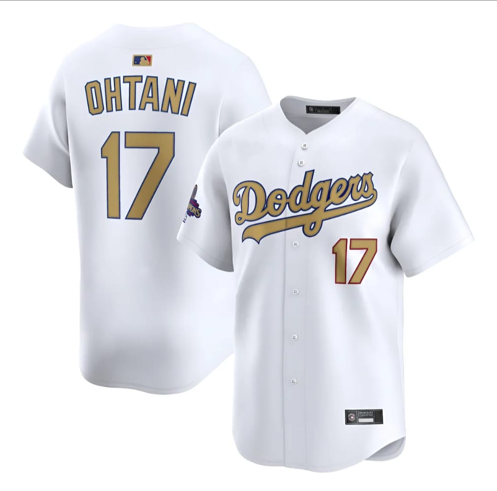 Dodgers blanco OHTANI num 17