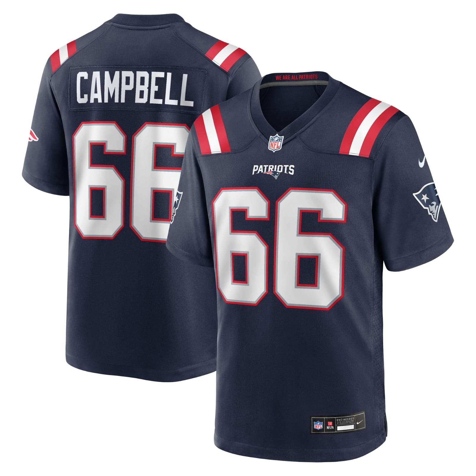 Patriots CAMPBELL Num 66