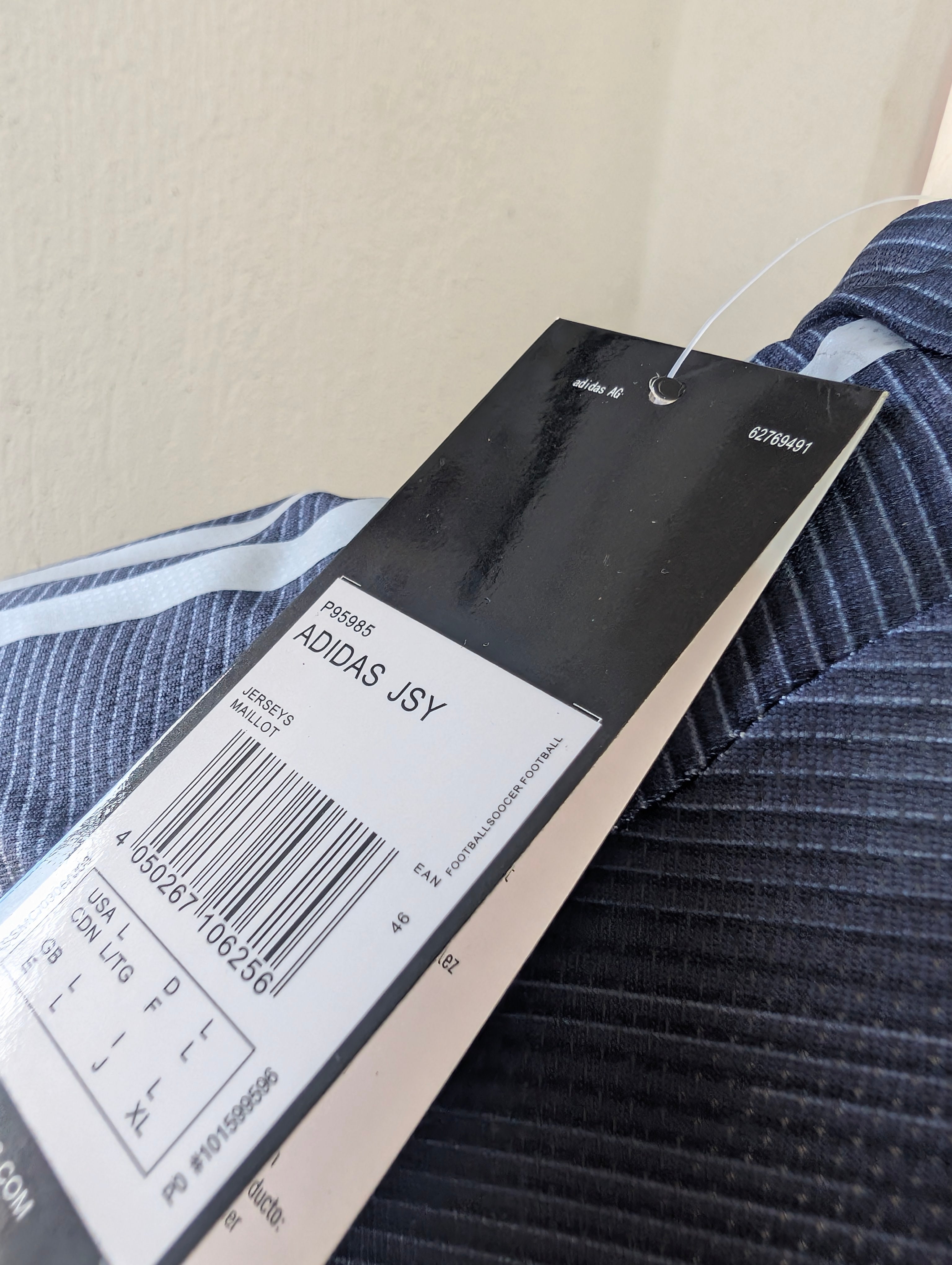 Real Madrid Negra Alternativo Versión jugador