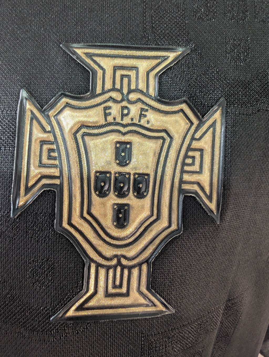 Selección Portugal negra edición Eusebio "Pantera Negra" con numero de CR7 version jugador