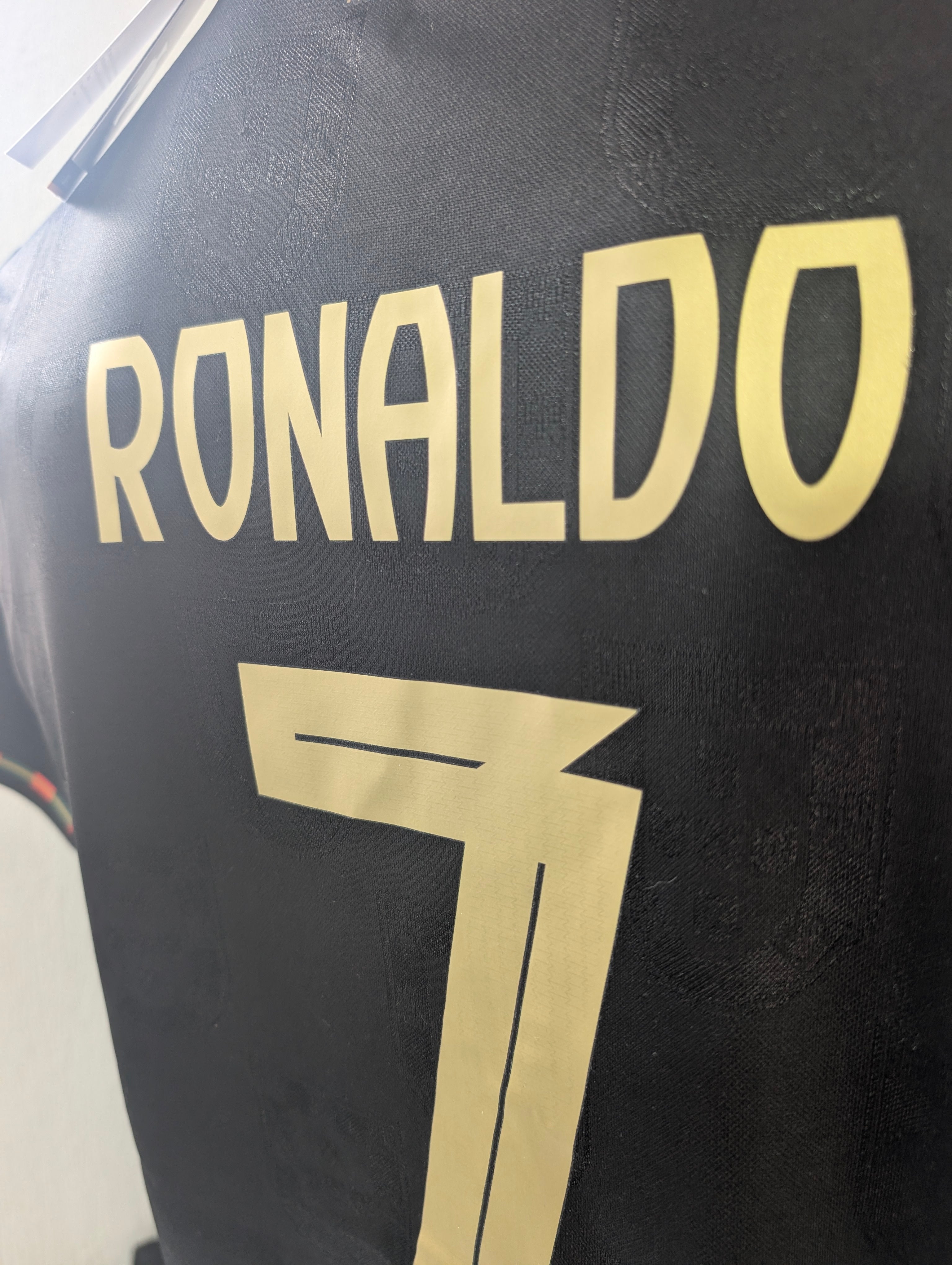 Selección Portugal negra edición Eusebio "Pantera Negra" con numero de CR7 version jugador